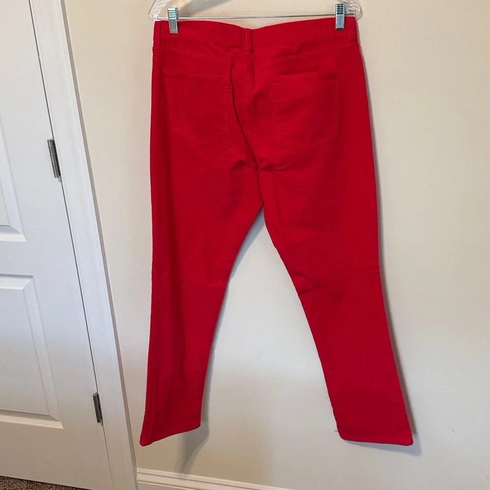Vintage J. Crew Women’s Red Straight Leg Corduroy Pants / Size 32 / Brand NWOT